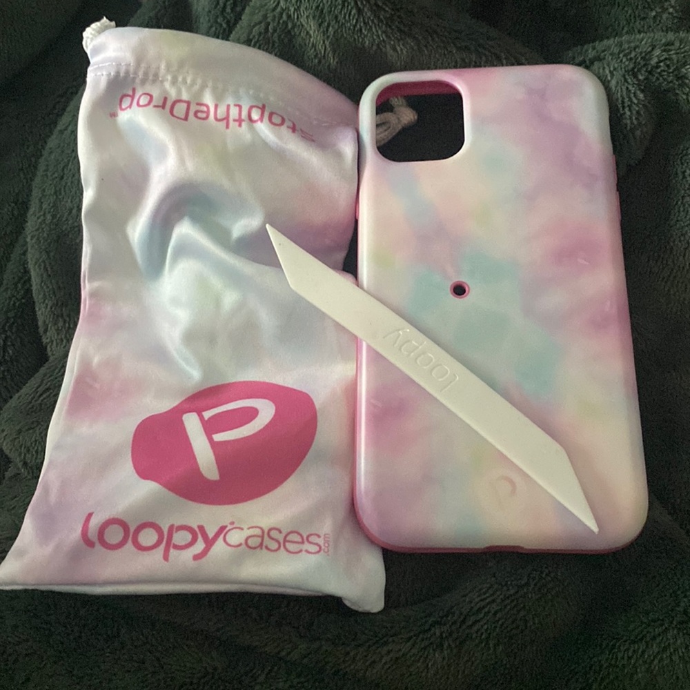 Tye dye righty loopy case for iPhone 11